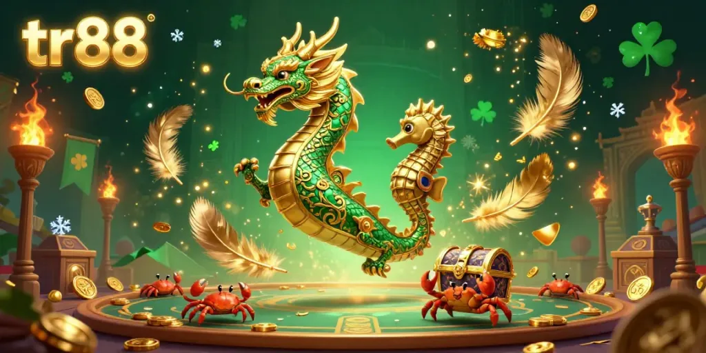 Join the adventure in the world of tr88 casino games with dazzling emerald dragon treasures.