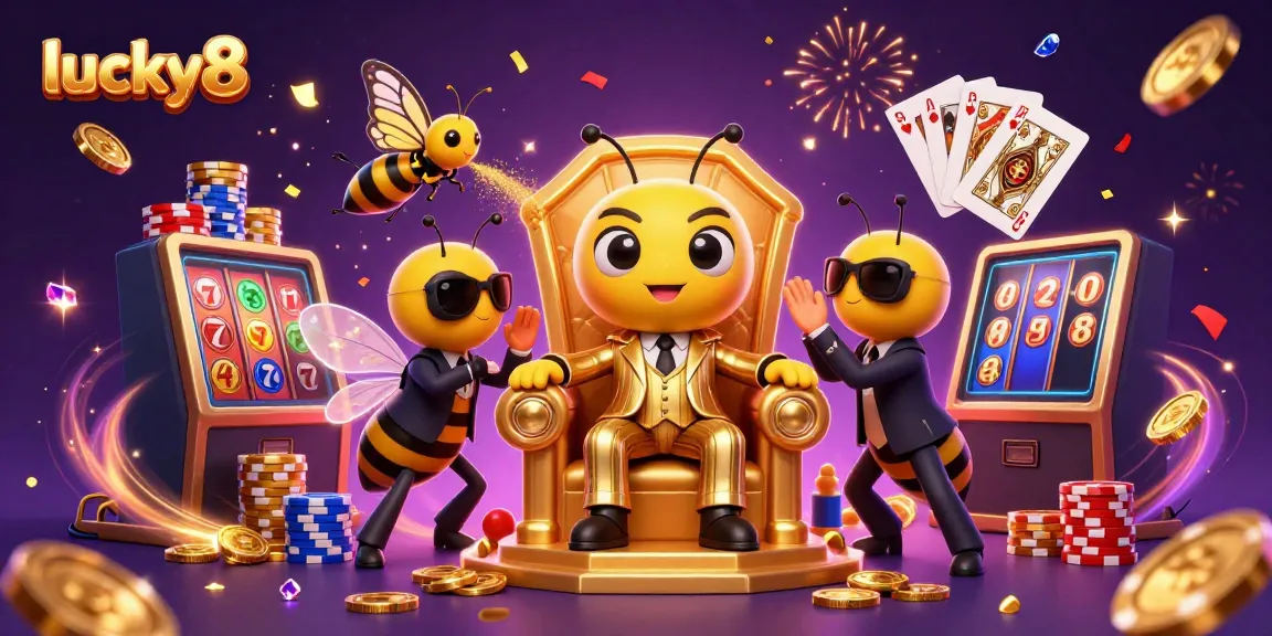 Experience thrilling wins at lucky8 with vibrant slot games and enchanted characters in a lively casino scene.