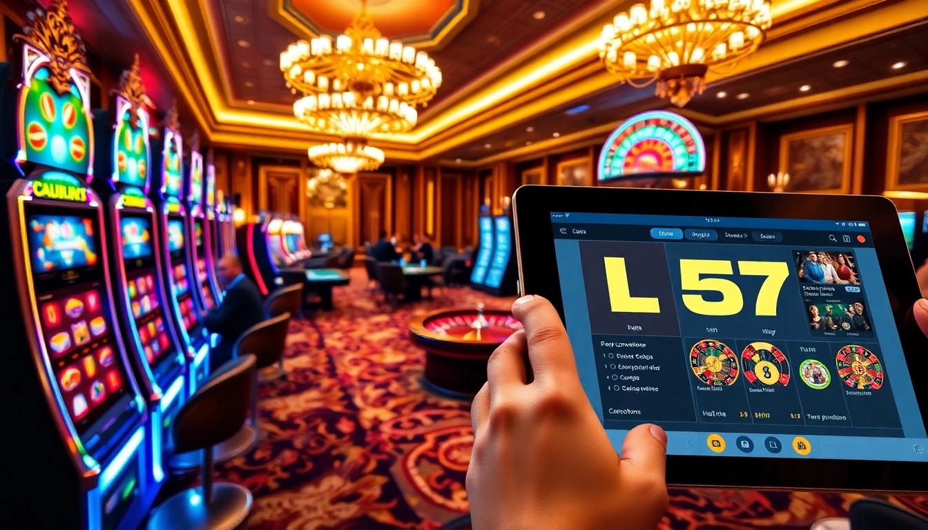 Experience thrilling gameplay at https://l567.tech/ with vibrant slot machines and a modern digital interface.
