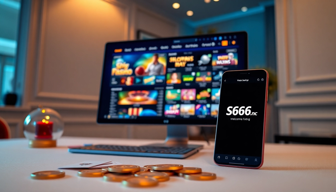 Engaging online betting interface showcasing S666.nyc's vibrant casino games and sports betting offerings.