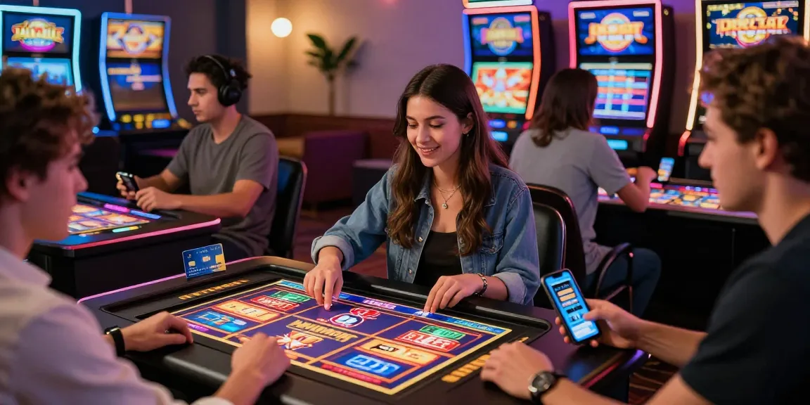 Online casino players enjoying live games at https://jumpspace.org.uk, showcasing credit card gaming excitement.