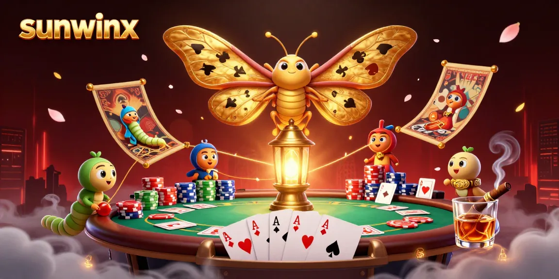 Experience thrilling poker action with sunwinx at this lively casino scene full of excitement.