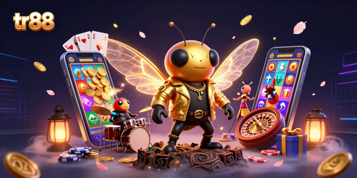 Spin wins with the vibrant tr88 casino scene, showcasing electric characters and dynamic gameplay.